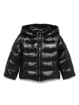 Balmain Kids куртка с подкладкой, черный