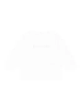 Balmain Kids толстовка из органического хлопка с логотипом, белый