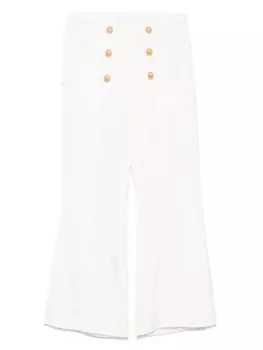 Balmain Kids жаккардовые брюки, нейтральный