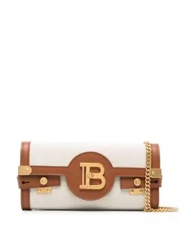 Balmain клатч B-Buzz 23 из канваса, нейтральный цвет