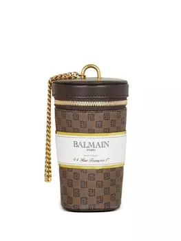Balmain клатч Coffee Cup Minaudire, коричневый