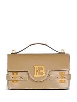 Balmain кожаная сумка через плечо B-Buzz 24, коричневый