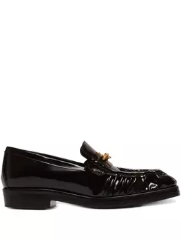 Balmain кожаные лоферы, черный