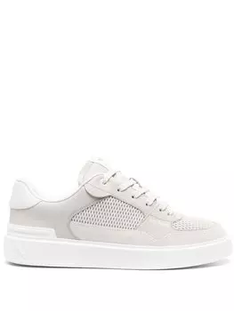 Balmain кроссовки B-Court со вставками, нейтральный цвет