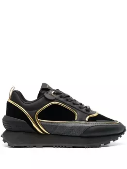 Balmain кроссовки в двух тонах, черный