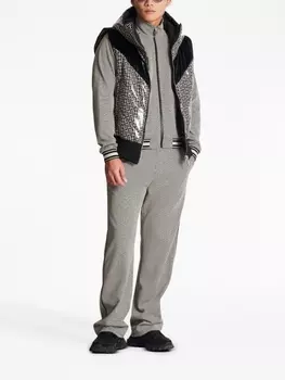 Balmain куртка с монограммой, черный