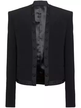 Balmain куртка Spencer с вышивкой, черный