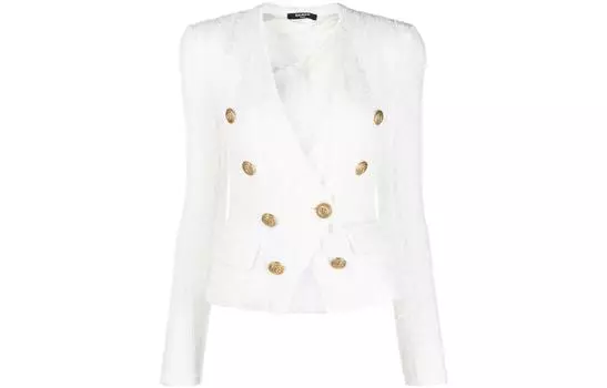 BALMAIN Куртка женская белые