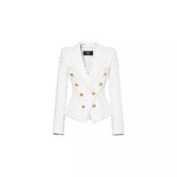 BALMAIN Куртка женская белые