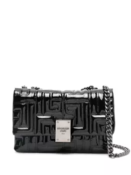 Balmain лакированная сумка на плечо 1945 Soft, черный