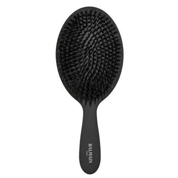 Balmain Luxury Spa Brush, роскошная щетка для волос с дикой щетиной, черная