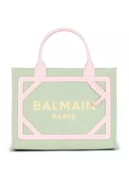Balmain маленькая холщовая сумка B-Army, зеленый