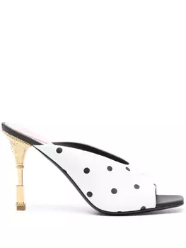 Balmain мюли в горох, белый