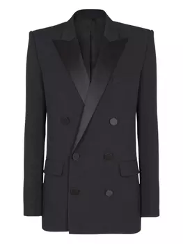 Balmain однобортный пиджак, черный