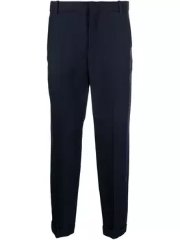 Balmain прямые брюки строгого кроя, синий