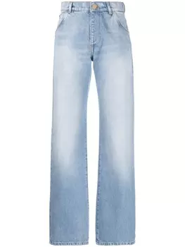 Balmain прямые джинсы, синий