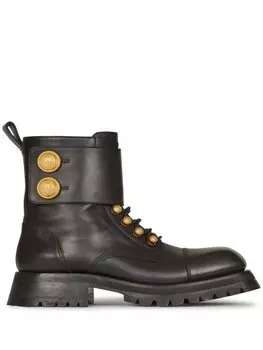 Balmain Ranger Army ankle boots, черный