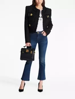 Balmain расклешенные джинсы, синий