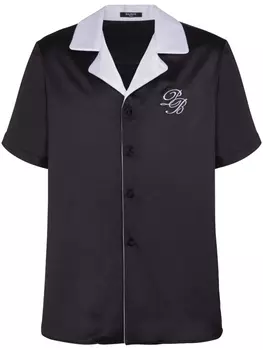 Balmain рубашка PB Signature, черный