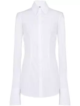 Balmain рубашка с длинными рукавами, белый