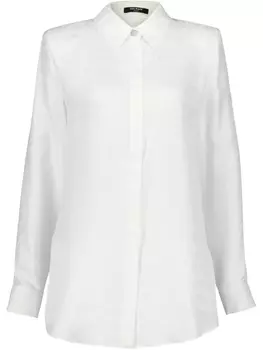 Balmain рубашка с жаккардовым узором, белый