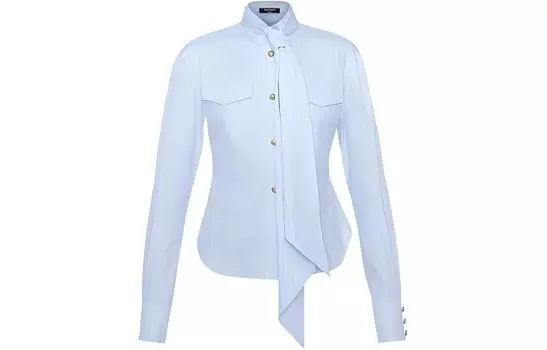 BALMAIN Рубашка женская, синий