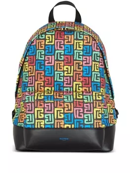Balmain рюкзак Multicoloured Pb Labyrinth Canvas, черный