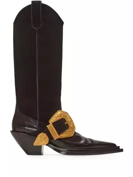Balmain сапоги Dan Western, черный