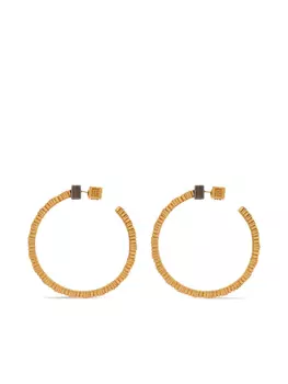 Balmain серьги-кольца Perfume, золотой