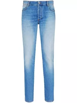Balmain slim-cut leg jeans, синий