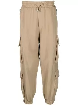 Balmain спортивные брюки карго, коричневый