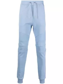 Balmain спортивные брюки с эластичным поясом, синий