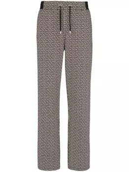 Balmain спортивные брюки с кулиской, черный