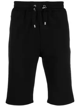 Balmain спортивные шорты с логотипом, черный