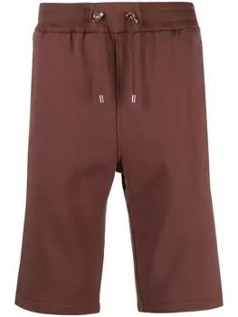 Balmain спортивные шорты с логотипом, коричневый
