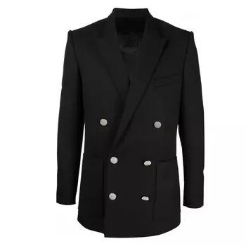 BALMAIN SS23 Деловые костюмы, пальто, мужское, черные