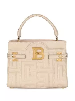 Balmain стеганая сумка-тоут B-Buzz 22, нейтральный цвет