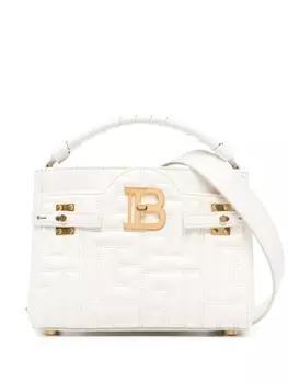 Balmain стеганая сумка-тоут B-Buzz 22, нейтральный цвет