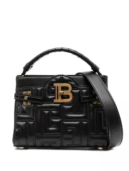 Balmain стеганая сумка-тоут B-Buzz 22, черный