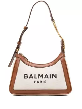 Balmain сумка B-Army с логотипом, нейтральный цвет