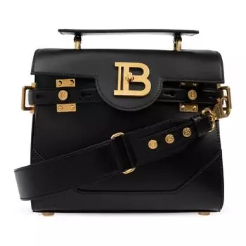 BALMAIN Сумка B BUZZ из телячьей кожи, сумка через плечо, женская, черная