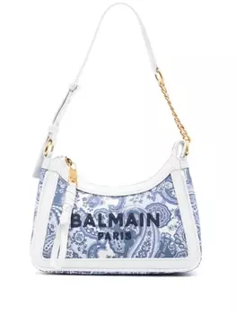 Balmain сумка на плечо B-Army с принтом пейсли, синий