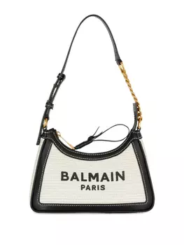 Balmain сумка на плечо Raffia B-Army, нейтральный