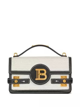 Balmain сумка на плечо Raffia B-Buzz, нейтральный