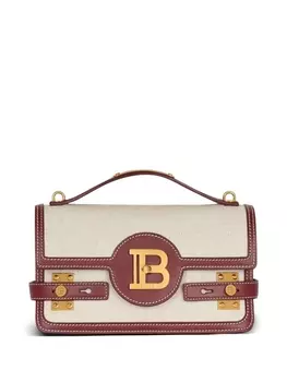 Balmain сумка на плечо с логотипом, нейтральный цвет