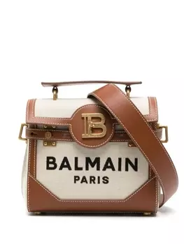 Balmain сумка-тоут B-Buzz 23 из канваса, нейтральный цвет