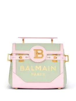 Balmain сумка-тоут B-Buzz 23 из канваса, зеленый