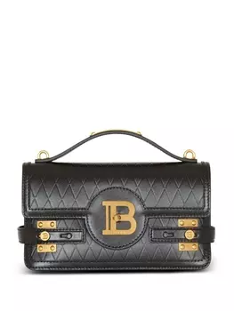 Balmain сумка-тоут B-Buzz 24 с тиснением, черный