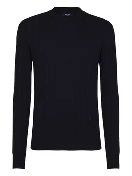 Balmain трикотажный джемпер, синий