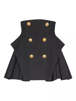 Balmain юбка Grain de Poudre, черный